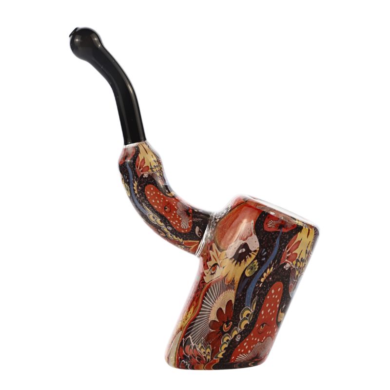 Arsenal Psychedelic Skull Mushroom Hand Pipe