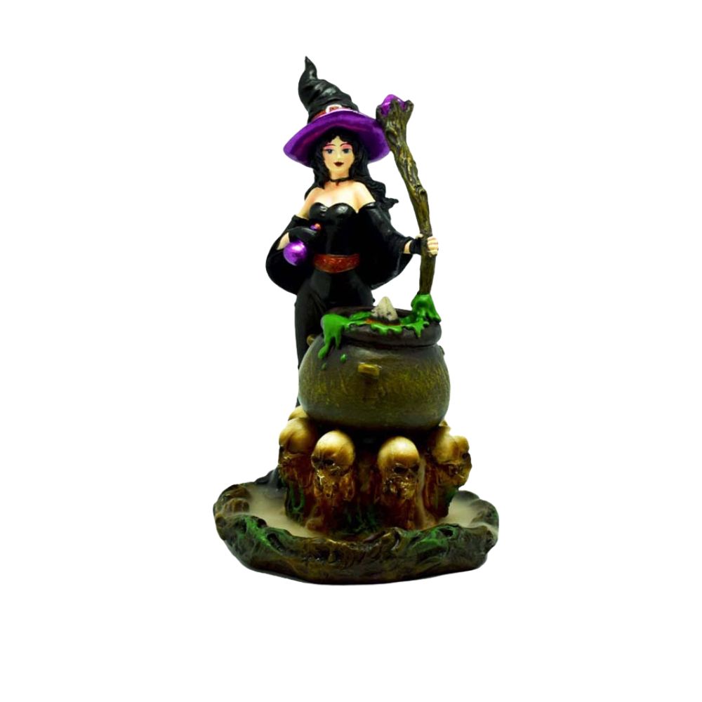 Fantasy Gifts Witch Back Flow Incense Burner