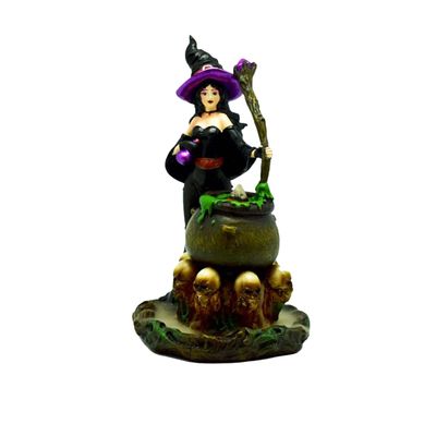Fantasy Gifts Witch Back Flow Incense Burner