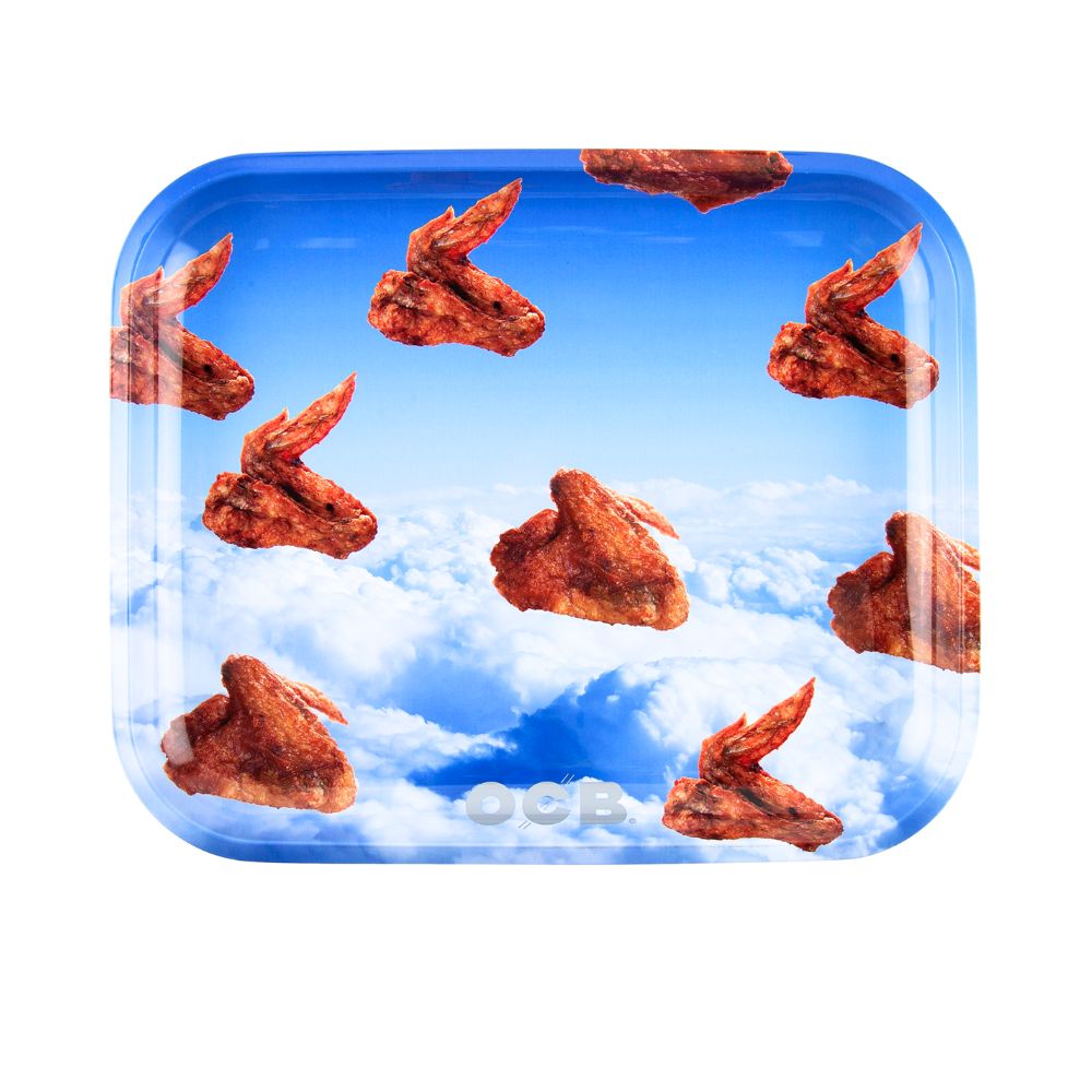 OCB Chicken Wings Metal Rolling Tray - Large