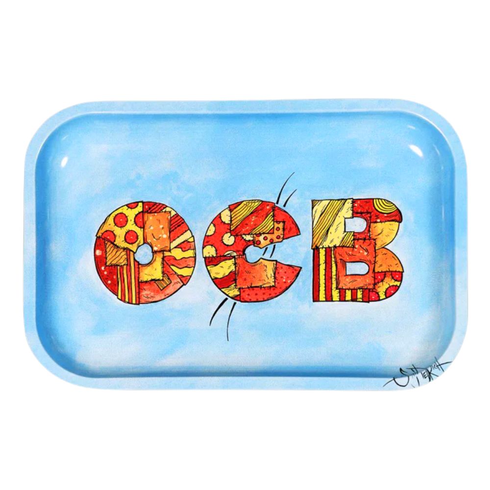 OCB Patchwork Metal Rolling Tray - Medium