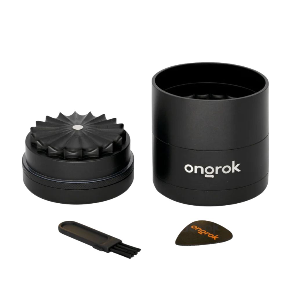 Ongrok 5pc Flower Petal Toothless Grinder w/ Storage