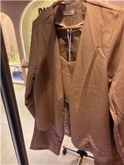 Elegant Tan Co-Ord Set Blazer &amp; High Waisted Trousers