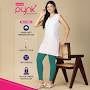 Lux Pynk Ankle Length Leggings Cotton Stretch Comfort Fit