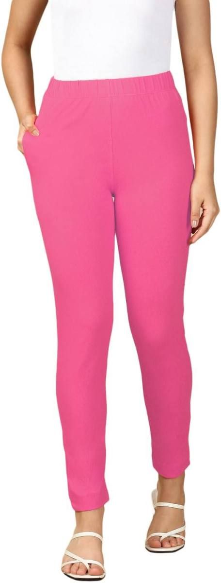 Lux Pynk Cotton Kurti Pant — Classic Ethnic Comfort in 23 Rich Shades, Colour: Slate Blue, Fabric: Cotton, Size: Free Size