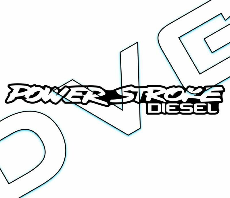 Power Stroke Diesel Badge Decal