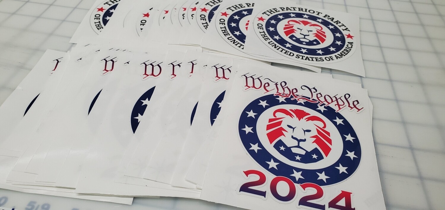 Patriot Party Decal