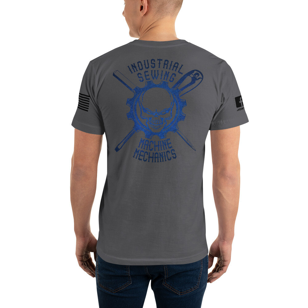 ISMM Skull / Blue Texture, Color: Asphalt, Size: XS