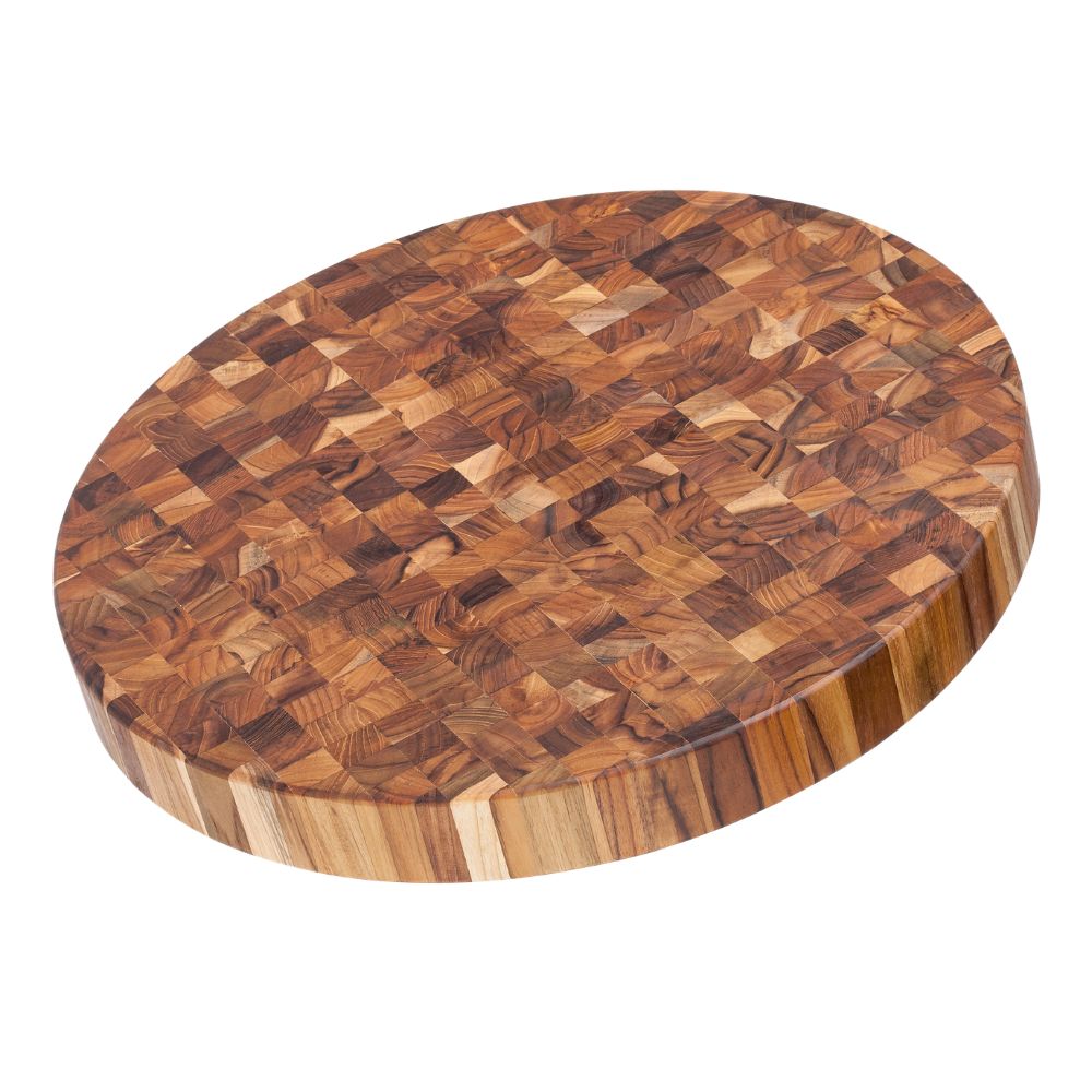 Butcher Block Circular Cutting &amp; Serving Board (2-Pack)
