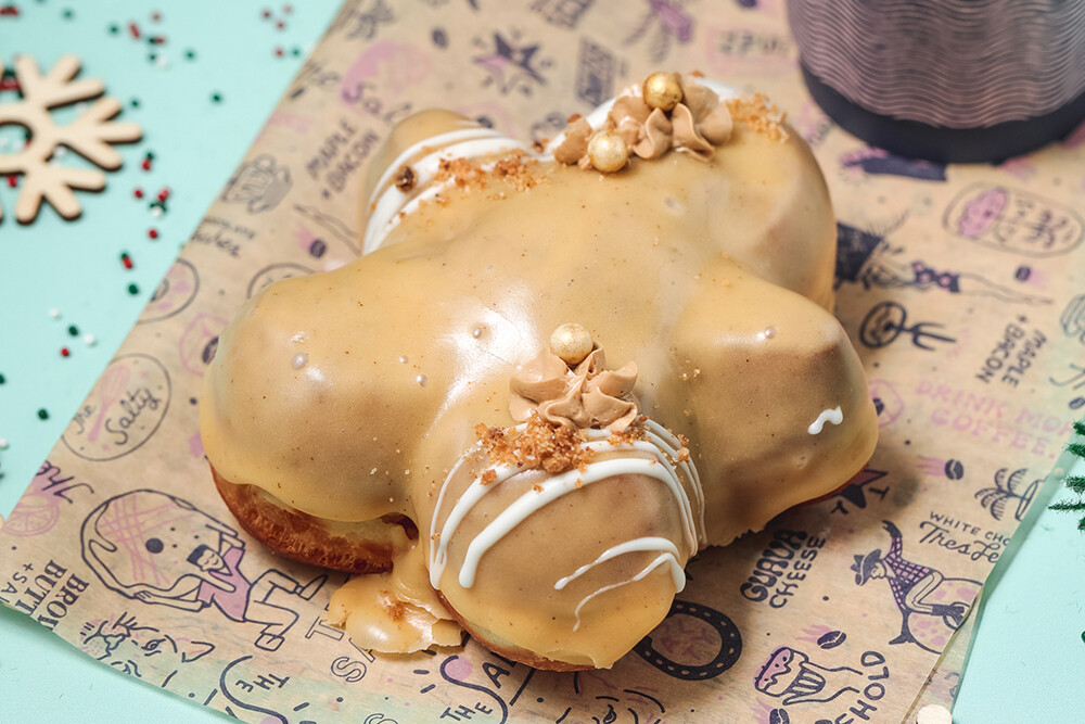 Gingerbread Latte Donut