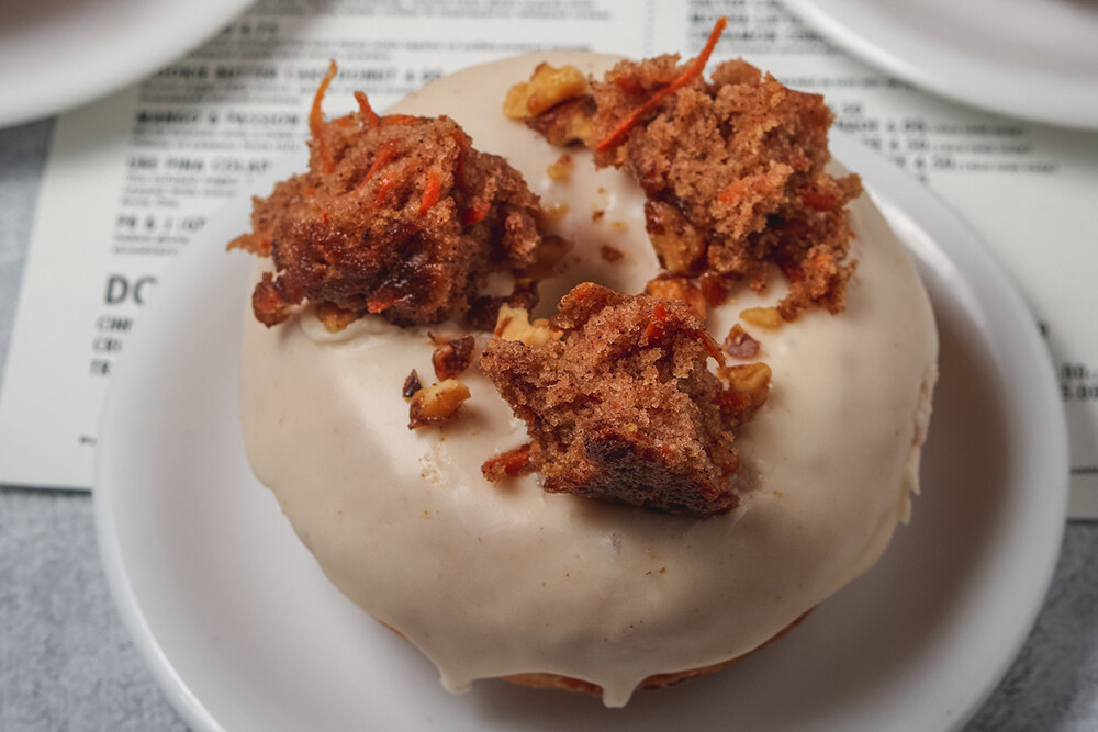 Vegan Carrot Cake Donut