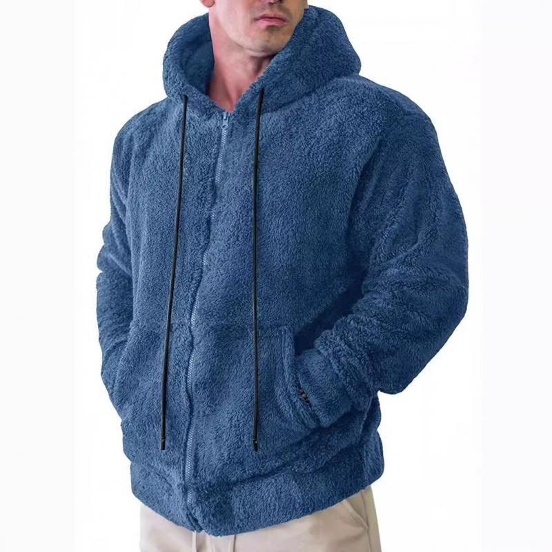 Men's Fleece Hoodie Coats
