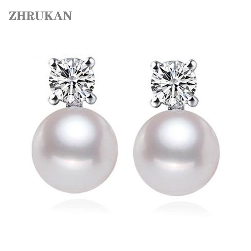 Natural Pearl Stud Earrings