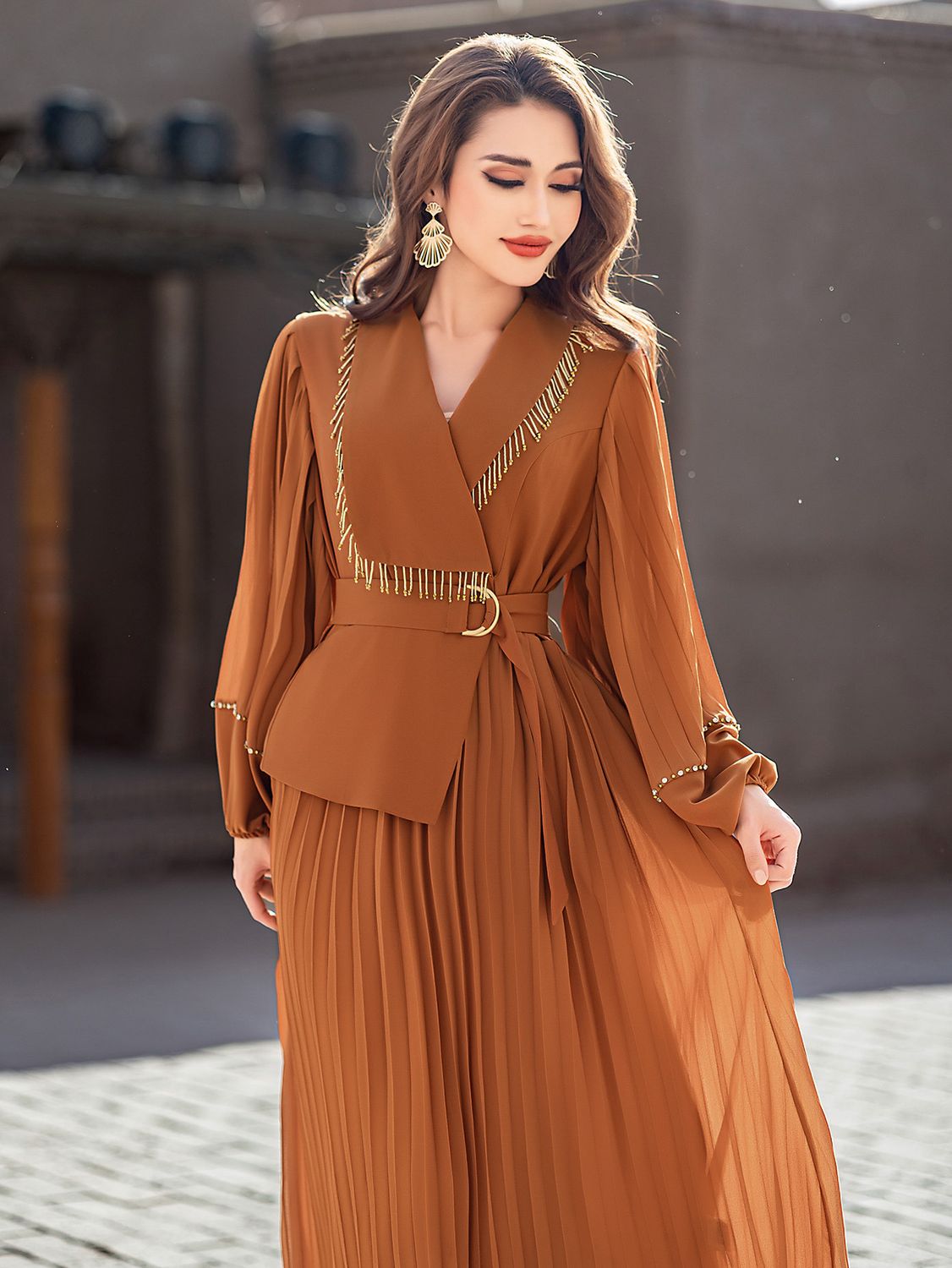 Pleated Dress for Women