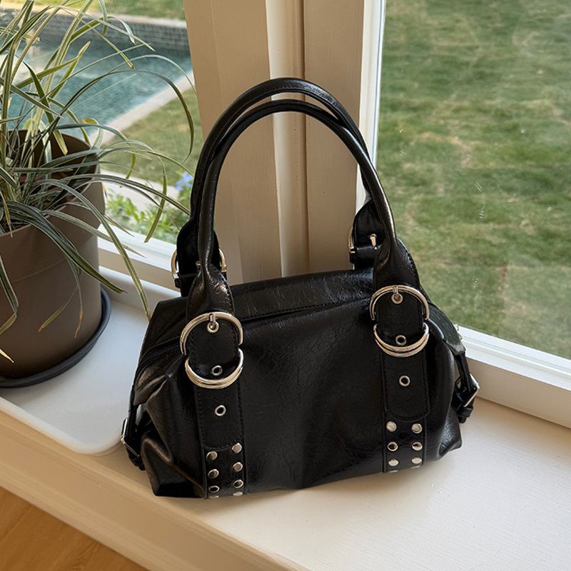 Vintage Style PU Leather Women Shoulder Bag
