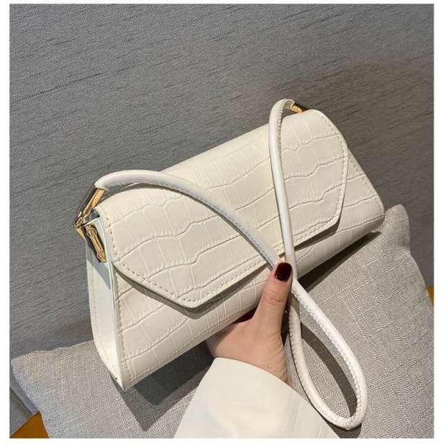 Luxury Crocodile Pattern Baguette