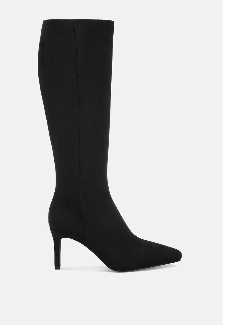 Nazara Stiletto Heel Calf Boots