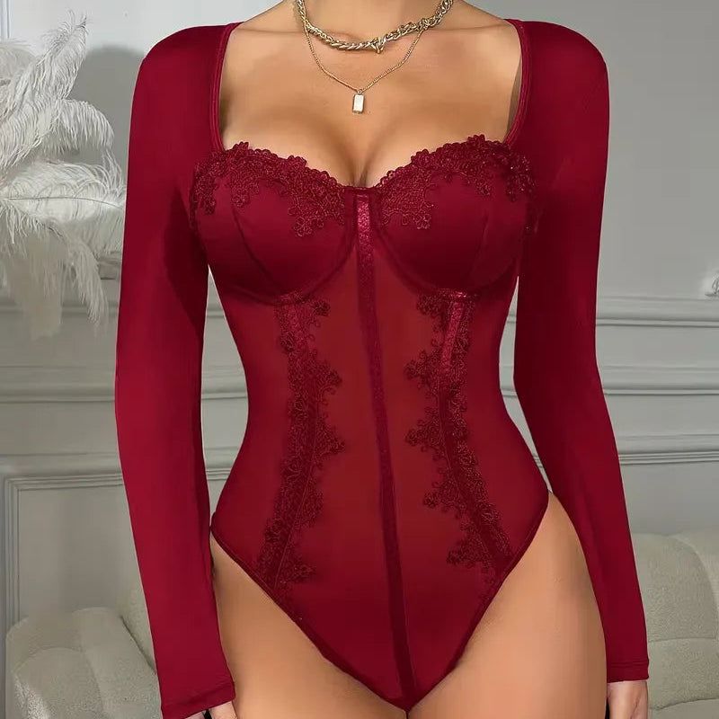 Valentine Long-Sleeve Jumpsuit