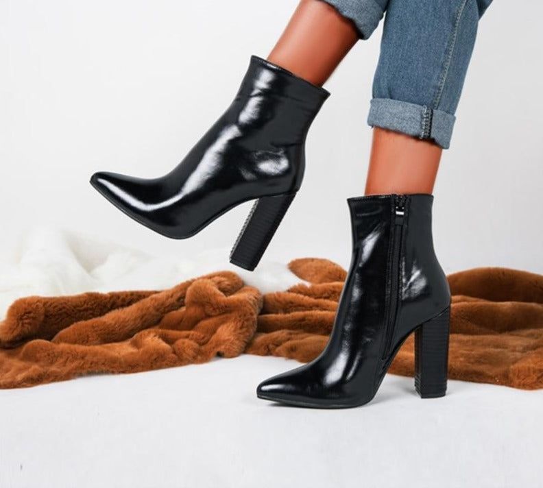 Western Block Heel