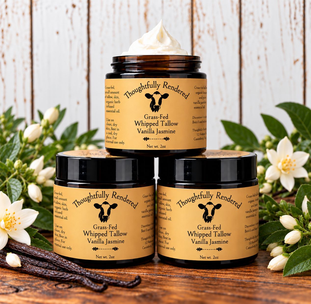 Vanilla Jasmine Whipped Tallow