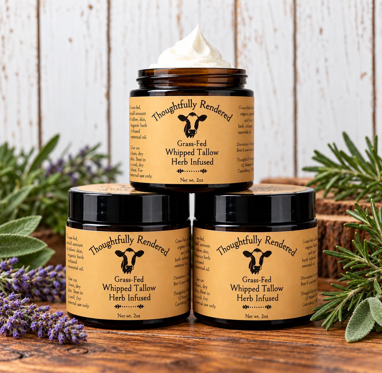 Herb Infused Whipped Tallow