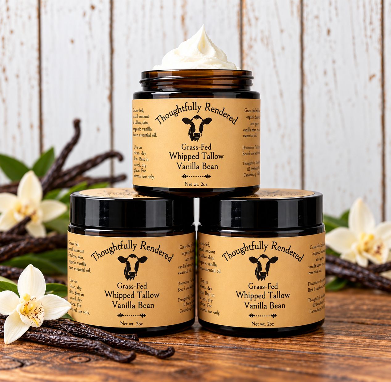 Vanilla Bean Whipped Tallow