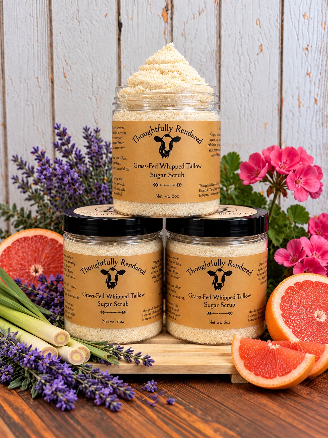 Grapefruit Sugar Scrub
