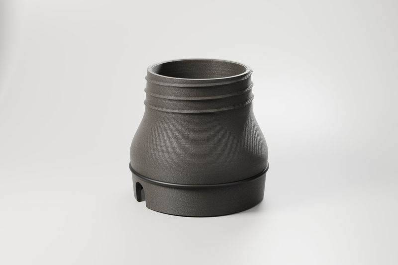 Schlauchadapter 42 mm mit Außengewinde für Truma-Luftausströmer