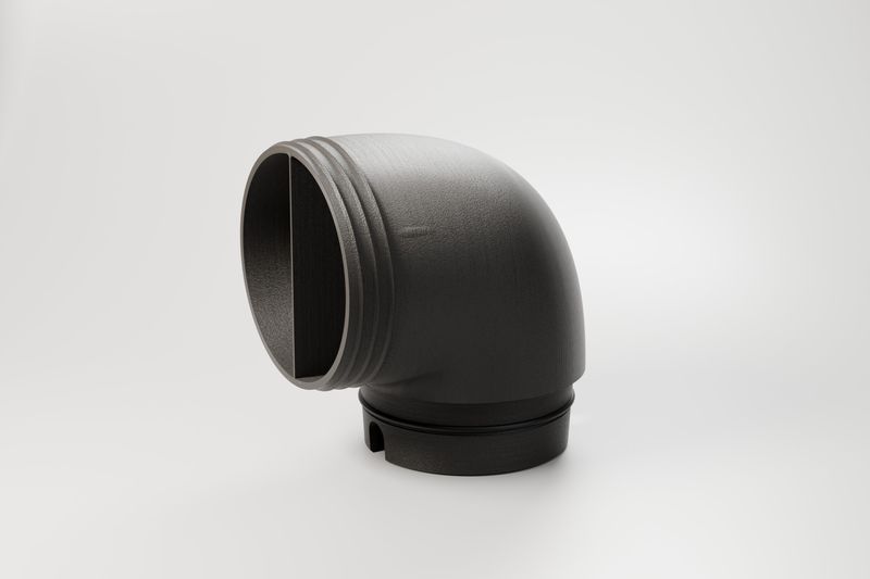 Winkeladapter 90° für Truma-Schlauch 65 mm (62-mm-Gewinde)
