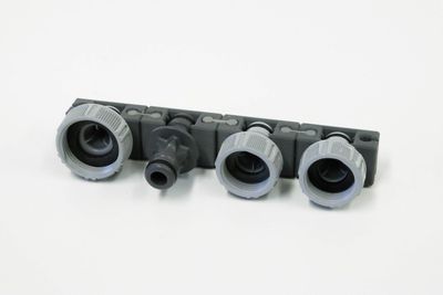 Halterung für Wasseradapter (Gardena & Co.) – modular Halterung für Wasseradapter (Gardena & Co.) – modular