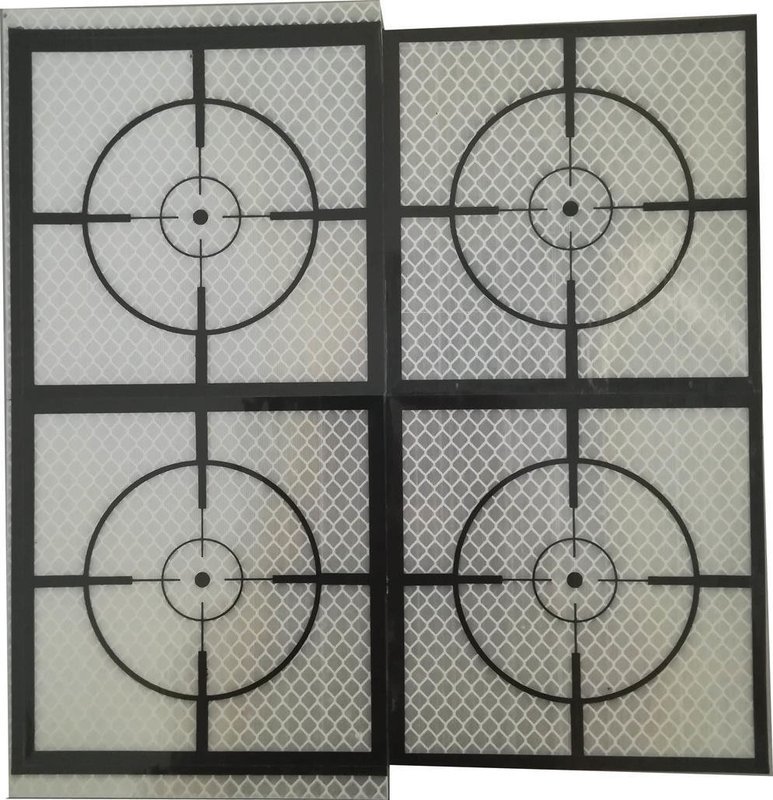 RS100 100X100MM PAPER REFLECTOR SHEET (1 SHEET = 4PCS)