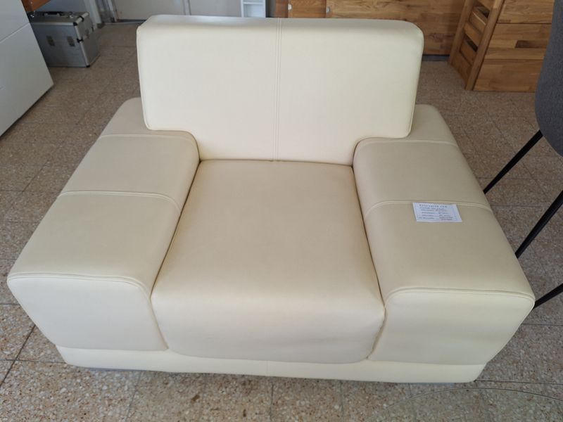 Modern kényelmes eredeti bőr fotel