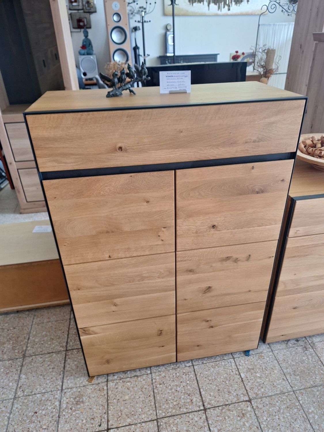 Tömör tölgyfa frontos komód – 82×110×38 cm Tömör tölgyfa frontos komód – 82×110×38 cm