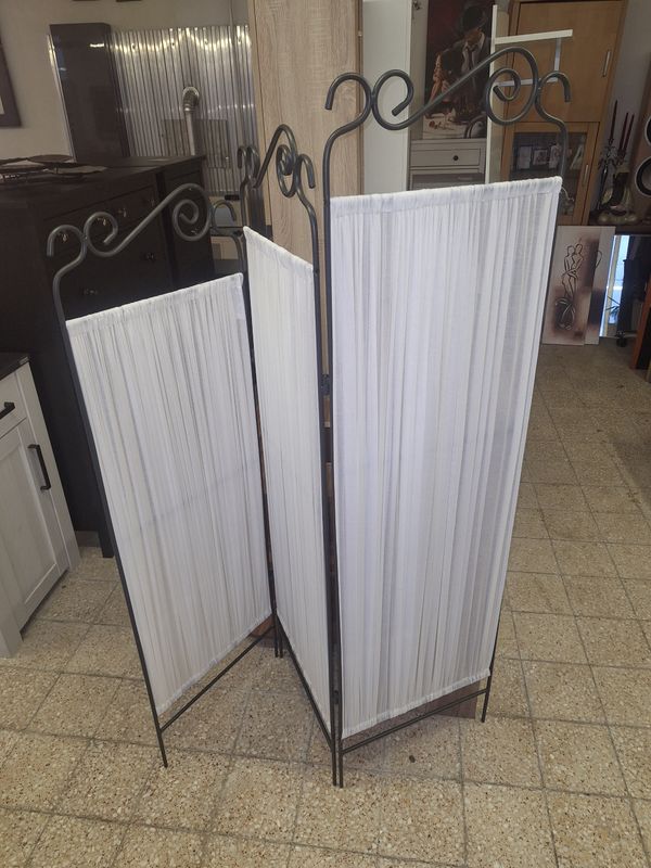 Ikeás fémből készült kovácsolt vas jellegű paraván / térelválasztó