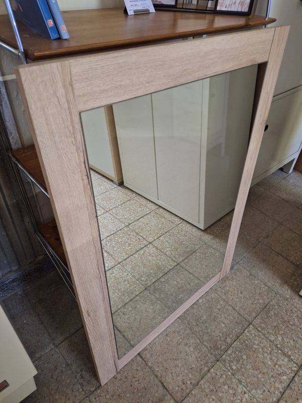 Tölgyfamintás fali tükör 68x95cm