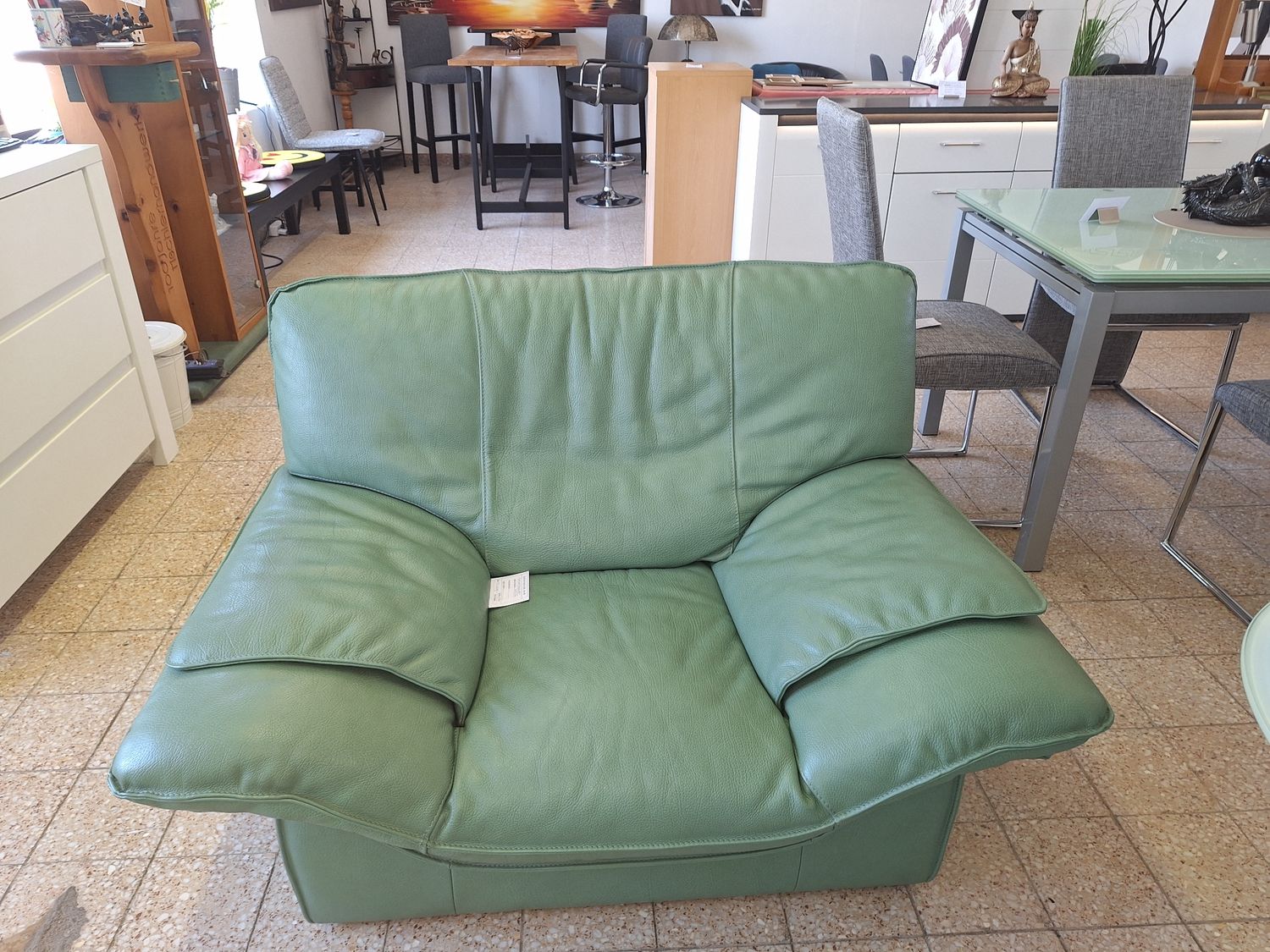 Francia borjú bőr extra nagyméretű fotel