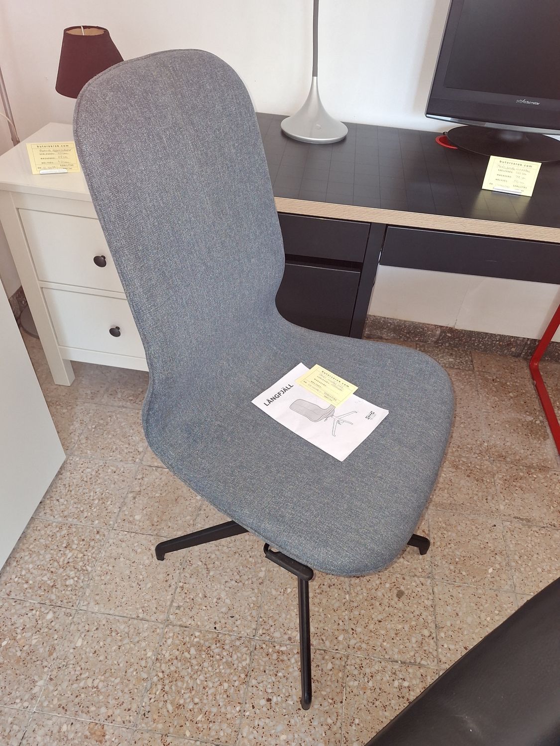 Ikeás Längfjäll állítható magasságú irodai szék