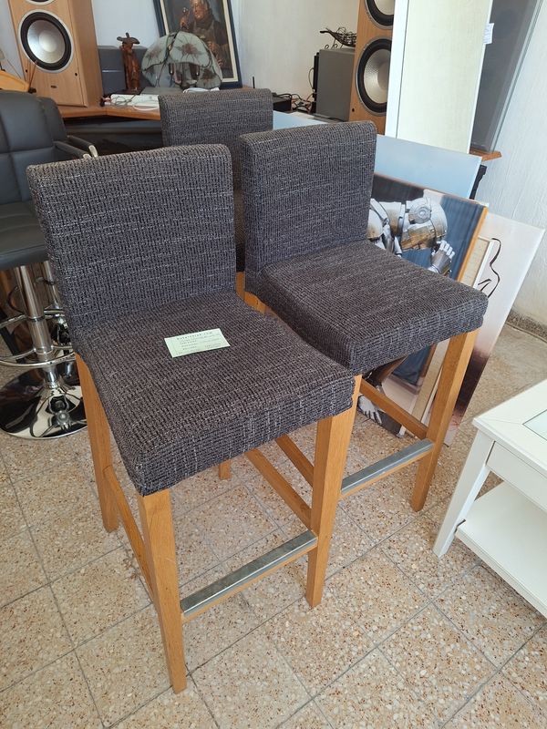 Ikeás kárpítozott bárszék 3db-os szettben