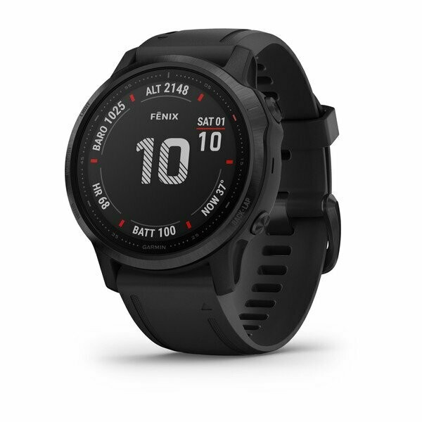 Garmin Fenix 6S Pro - Black w/ Black Band Garmin Fenix 6S Pro - Black w/ Black Band