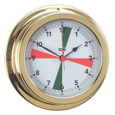 ANVI 32.0405 Radio Silence Clock – Polished Brass &amp; Lacquered