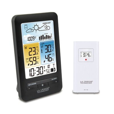 La Crosse Colour Weather Station with Barometric Pressure &amp; Moon Phases - WS6212