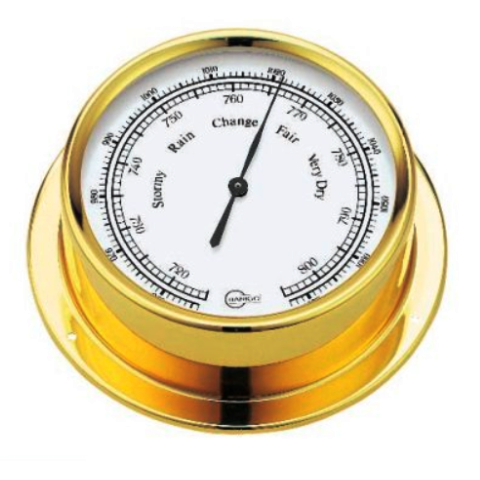 Barigo 184MS Polished Brass Barometer - High Altitude Barigo 184MS Polished Brass Barometer - High Altitude