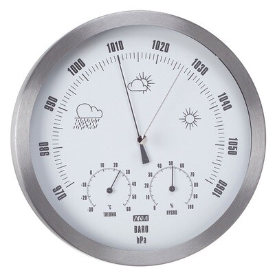 ANVI 29.0367 3-in-1 Barometer - Stainless Steel - Low Altitude