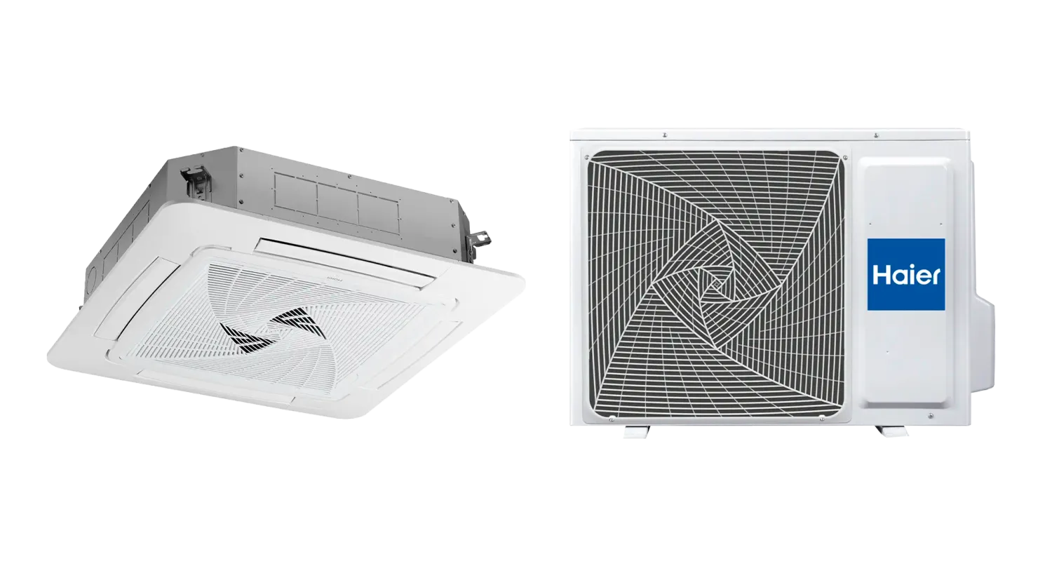 Aire acondicionado cassette Haier UI AB125S2SR1FA(H) UE 1U125S2SN3FA