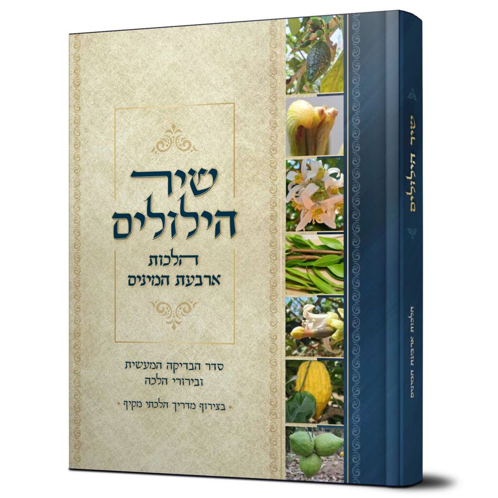 שיר הילולים - הלכות ד' המינים