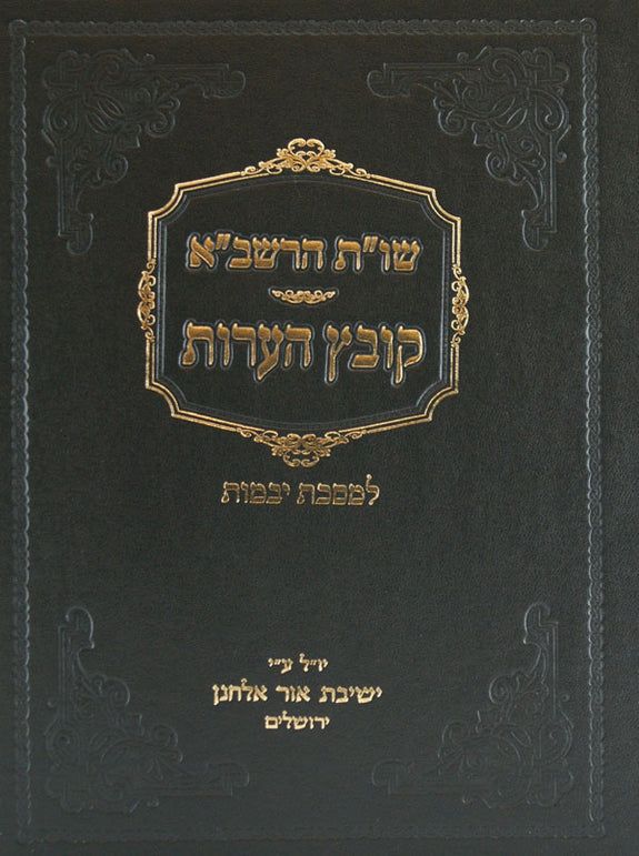 שו"ת הרשב"א - קובץ הערות - יבמות