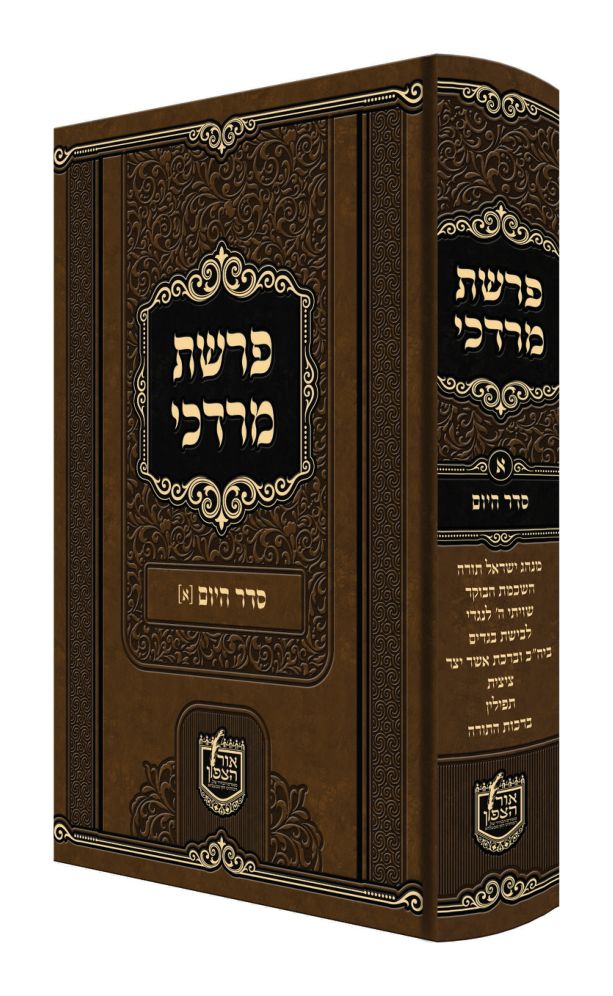 פרשת מרדכי, חלק: סדר היום ח"א