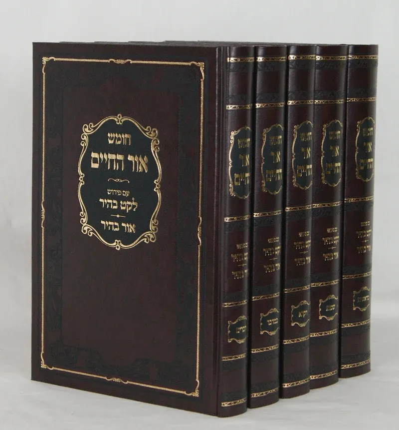אור החיים עם ביאור לקט בהיר ואור בהיר - ה"כ