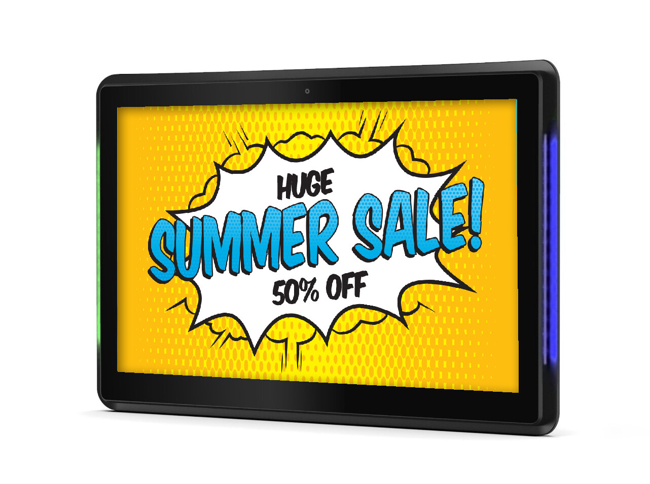 10" &amp; 15" POS Android Advertising Displays: PoE-Powered Retail Screens
