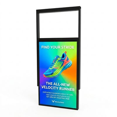 Double-Sided Digital Window Display: 3500/1000 Nit (43" &amp; 55")